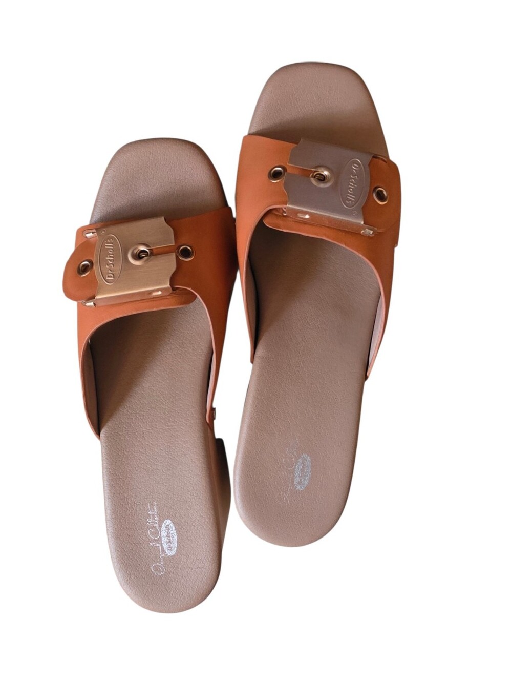 Dr. Scholl's Women’s Slide Sandals in Cognac Brown